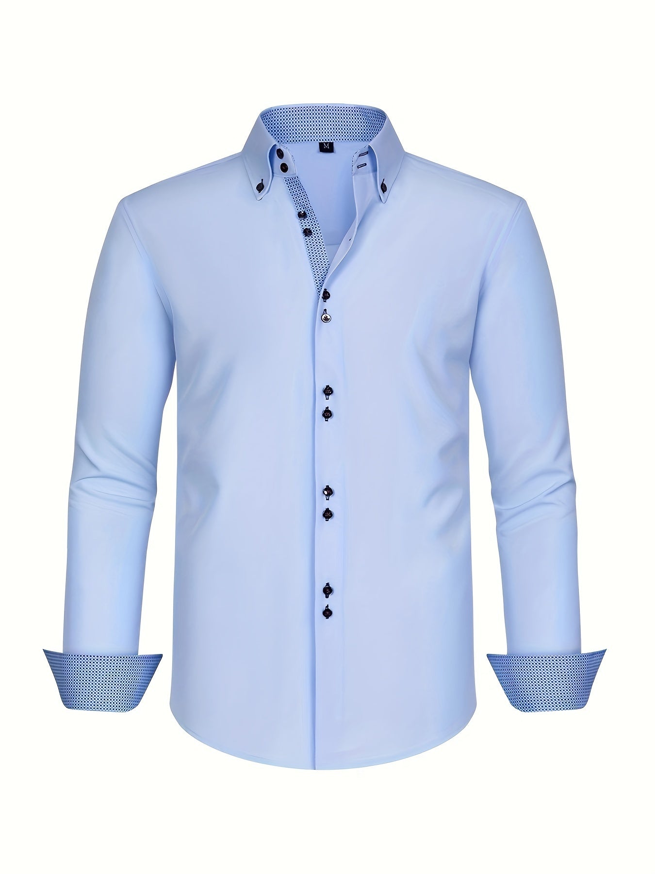 | CHEMISE ÉLÉGANTE LÉGÈRE AVEC DÉTAILS CONTRASTÉS