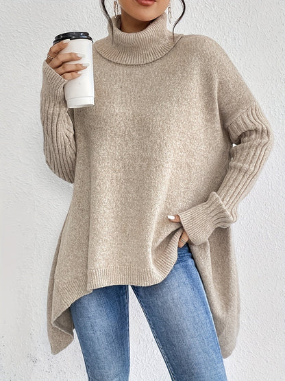 Leina | Jersey de Cuello Vuelto Suave y Relajado