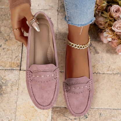 | Mocasines de Efecto Ante Festoneados Marie