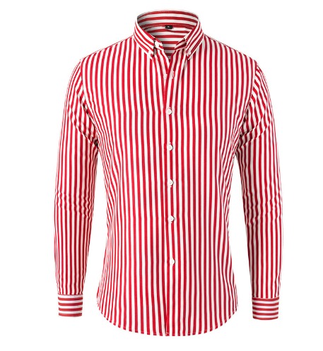| CHEMISE À RAYURES DÉCIDÉES POUR HOMME