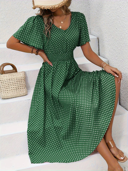| Robe Élégante Pois Élisa