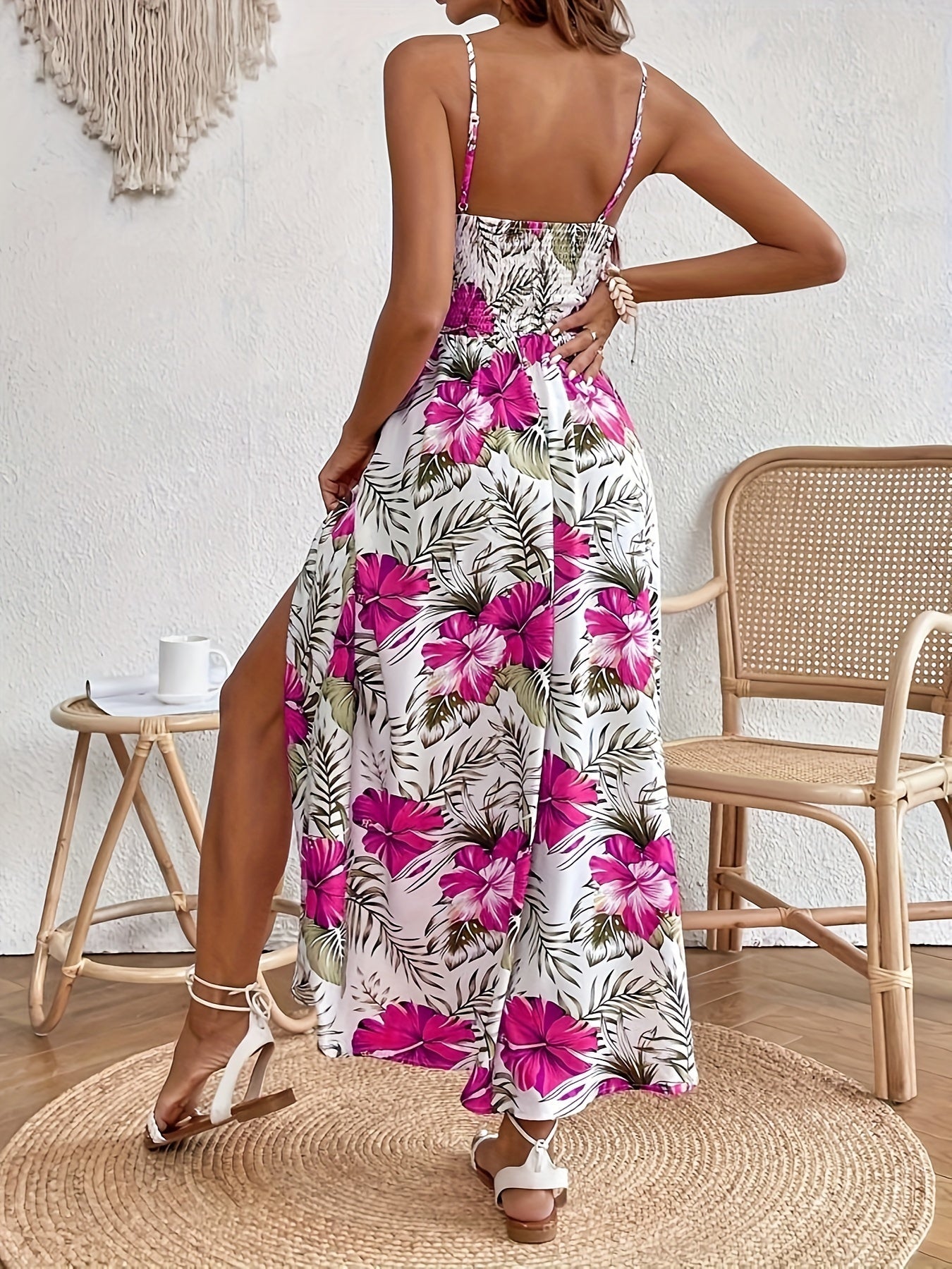 | Robe Bohème Fleurie Inès