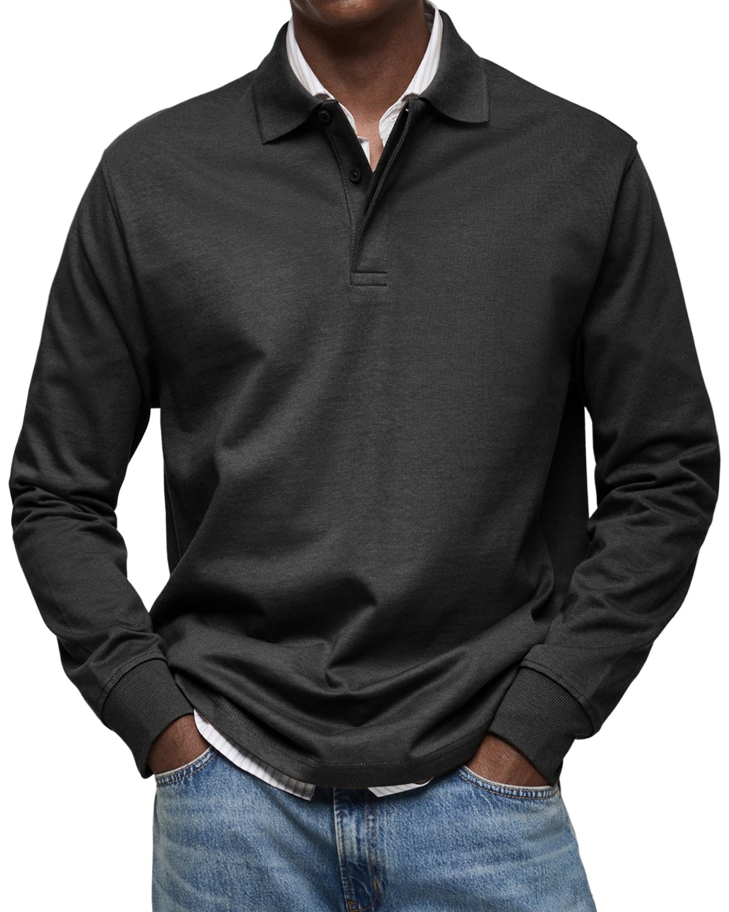 | Polo Refinado de Manga Larga Lois