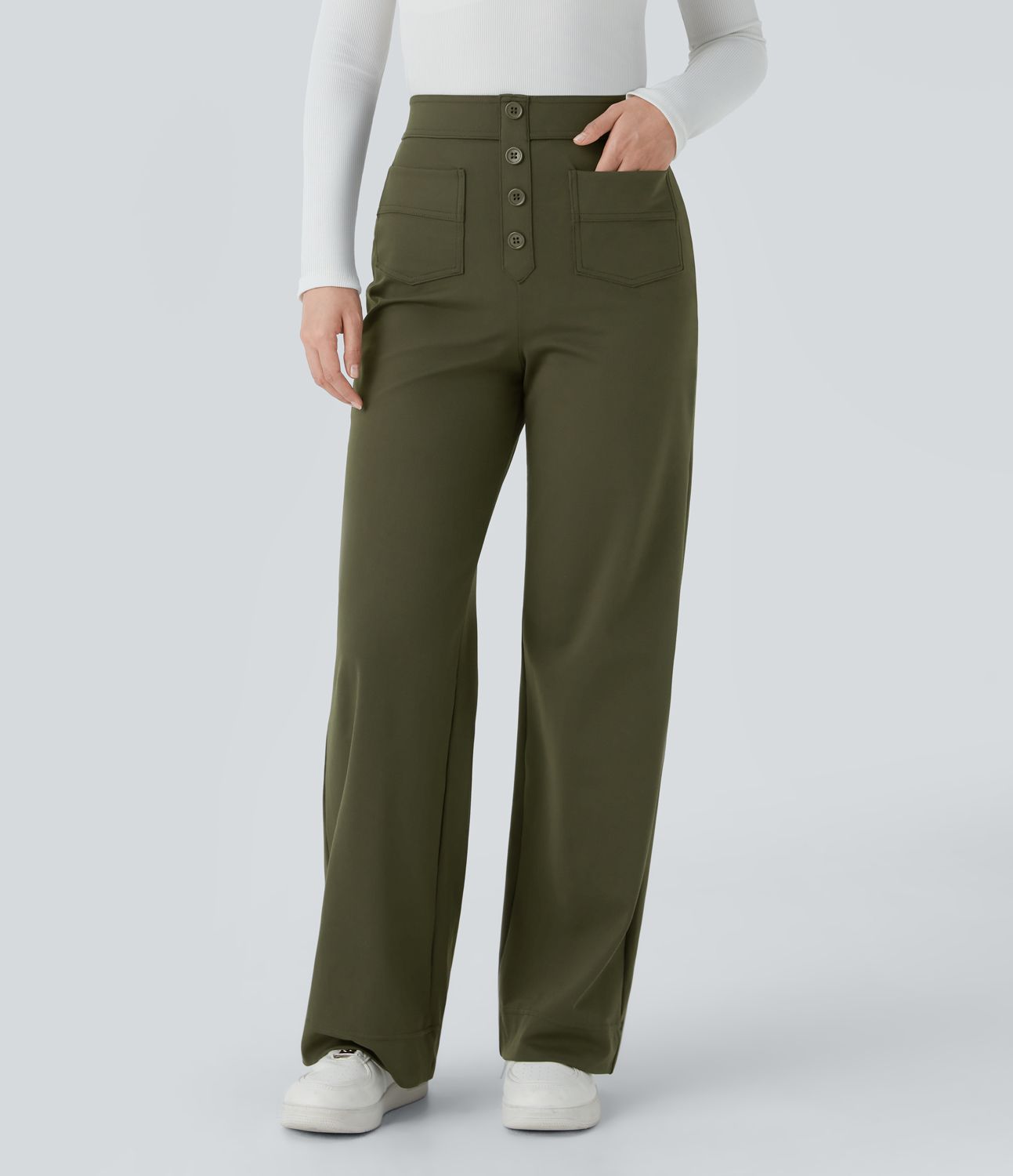 Pantalones elásticos cómodos