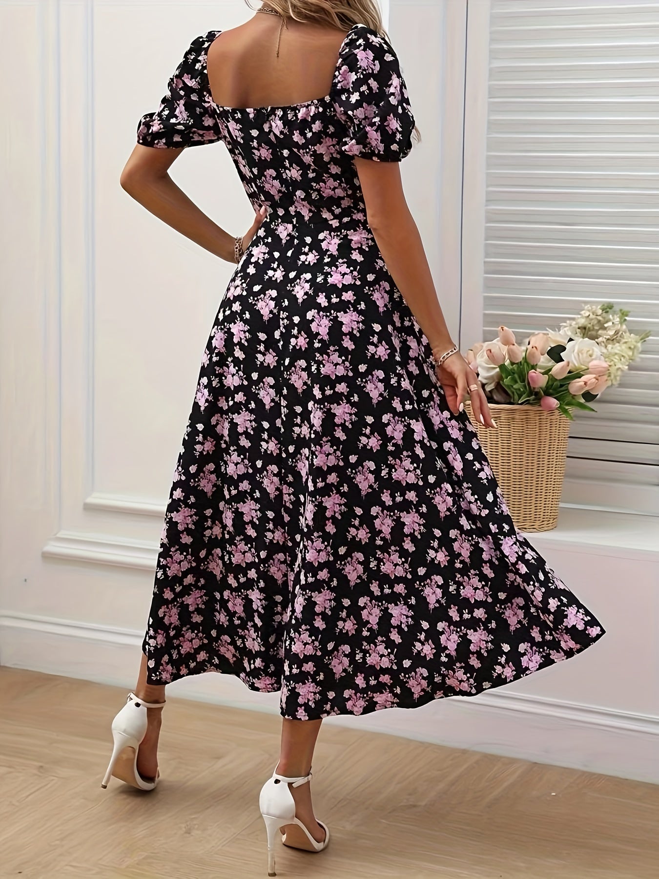 | Robe Élégante Florale Chloé