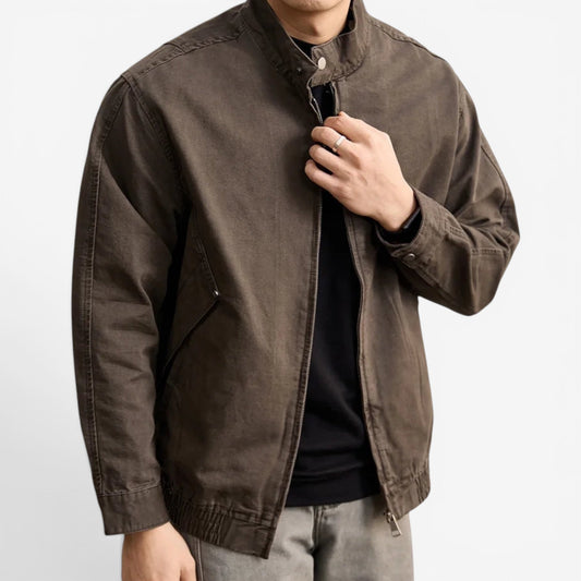 Chaqueta de Algodón Lavado de Primavera Leonardo
