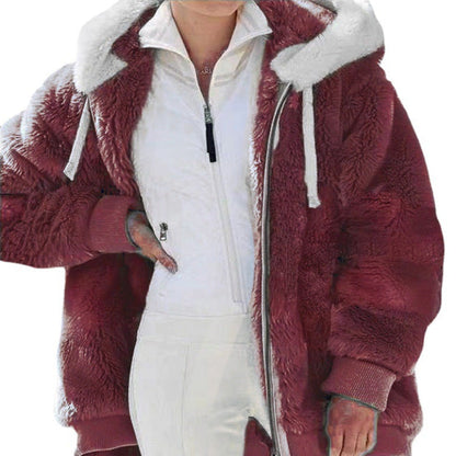 Chaqueta de invierno elegante y cálida con capucha