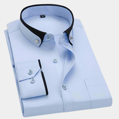 | CHEMISE CLASSIQUE POUR HOMME À MANCHES LONGUES