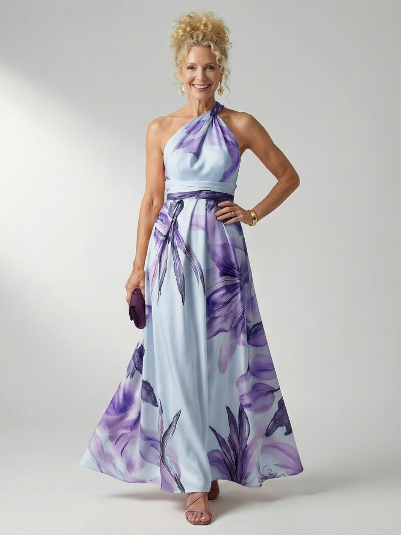| Robe Maxi Fleurie Légère Amiel