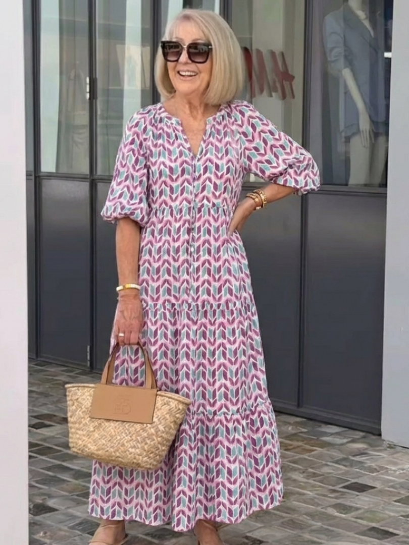| Robe midi a mangas longues Mireya