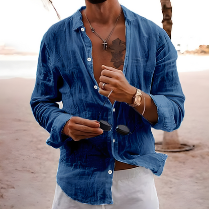 | CHEMISE D'ÉTÉ EN COTON NATUREL