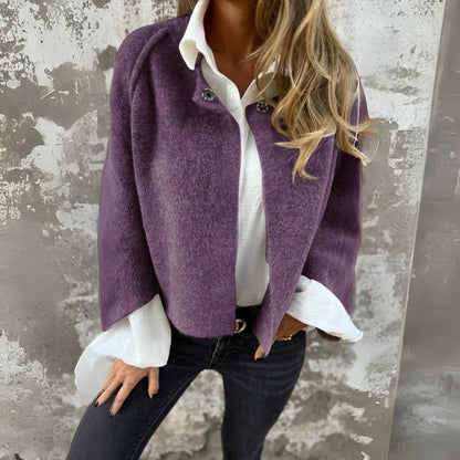 Chaqueta acogedora y elegante con forro