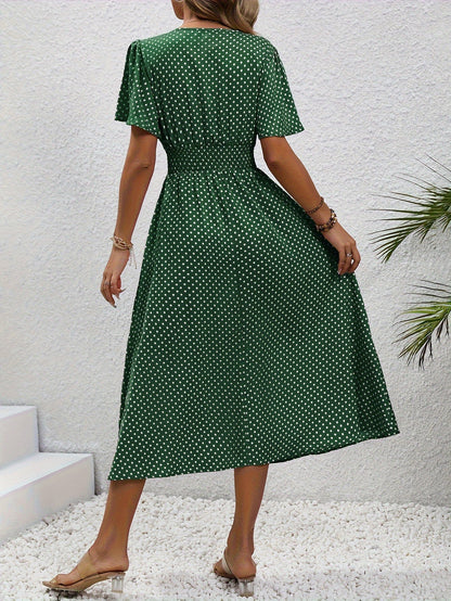 | Robe Élégante Pois Élisa