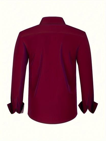 | CHEMISE ÉLÉGANTE LÉGÈRE AVEC DÉTAILS CONTRASTÉS