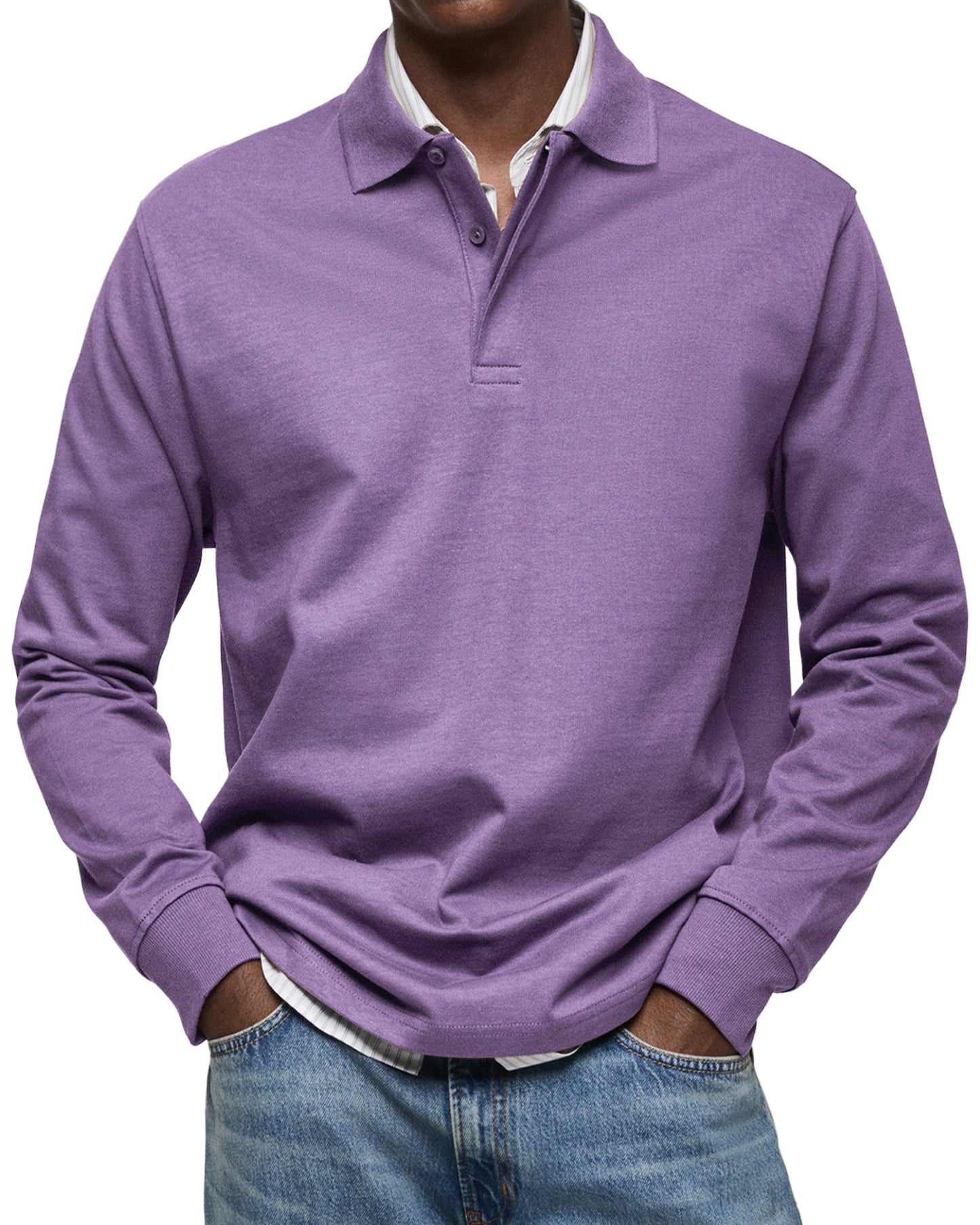 | Polo Refinado de Manga Larga Lois