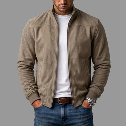 Tancredi – Chaqueta Bomber Hombre Efecto Ante