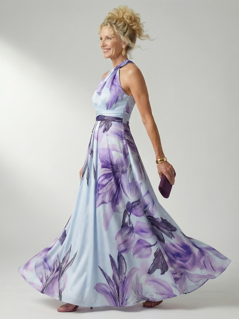 | Robe Maxi Fleurie Légère Amiel