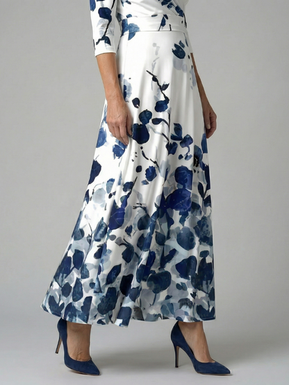 | Robe Midi Croisée a Col Celine