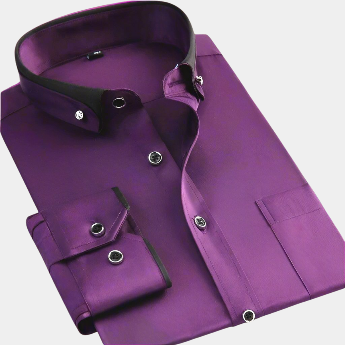| CHEMISE CLASSIQUE POUR HOMME À MANCHES LONGUES