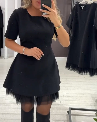 Camille | Mini Vestido Elegante con Toque Brillante