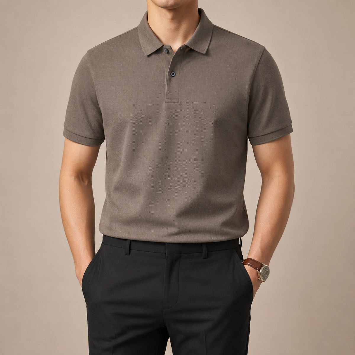 Polo de Golf de Algodón