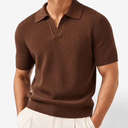 Jersey Polo Slim de Cachemira para Negocios Ramon