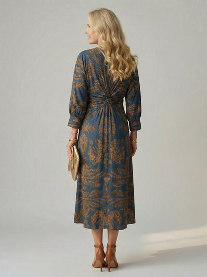 | Robe Midi Wrap Naturelle Lune