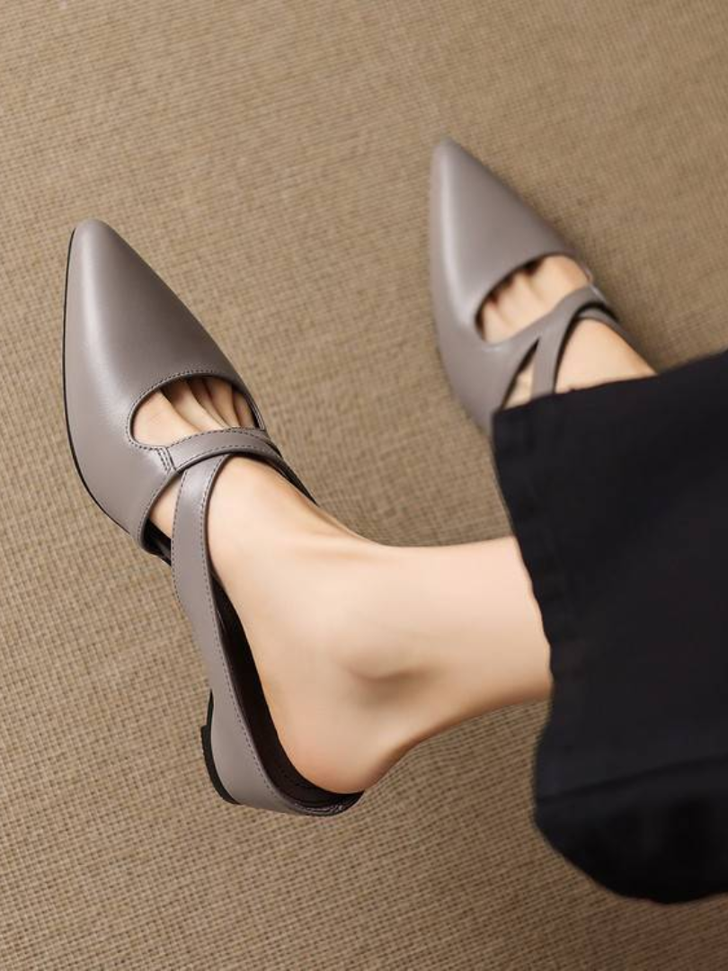 Ericka | Zuecos de Punta con Tiras