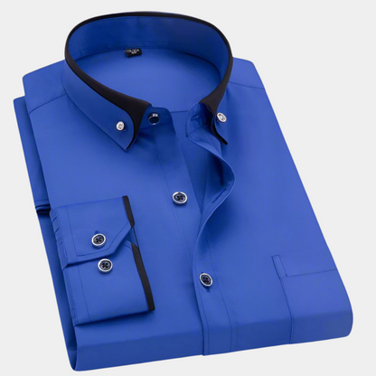 | CHEMISE CLASSIQUE POUR HOMME À MANCHES LONGUES