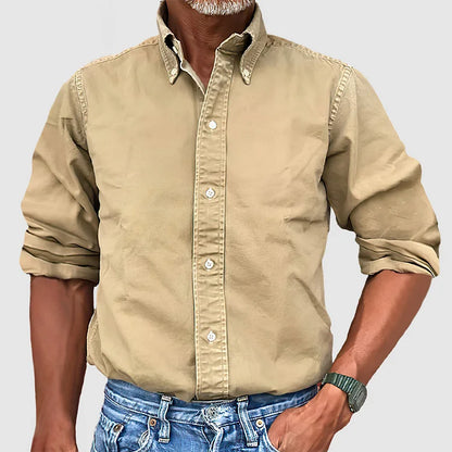 | CHEMISE À MANCHES LONGUES ANTI-PLIS POUR HOMME