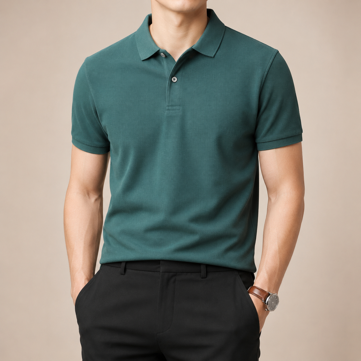 Polo de Golf de Algodón