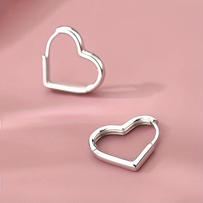Pendientes Corazón Dorado de Acero Inoxidable