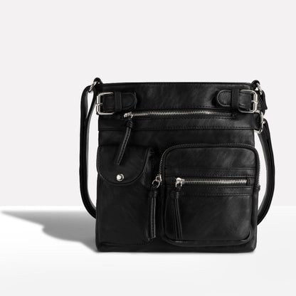 Isotta – Bolso de Bandolera Funcional con Prácticos Bolsillos Múltiples