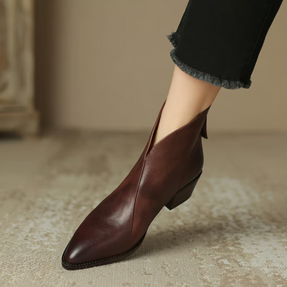| Bottines Élégantes en Cuir
