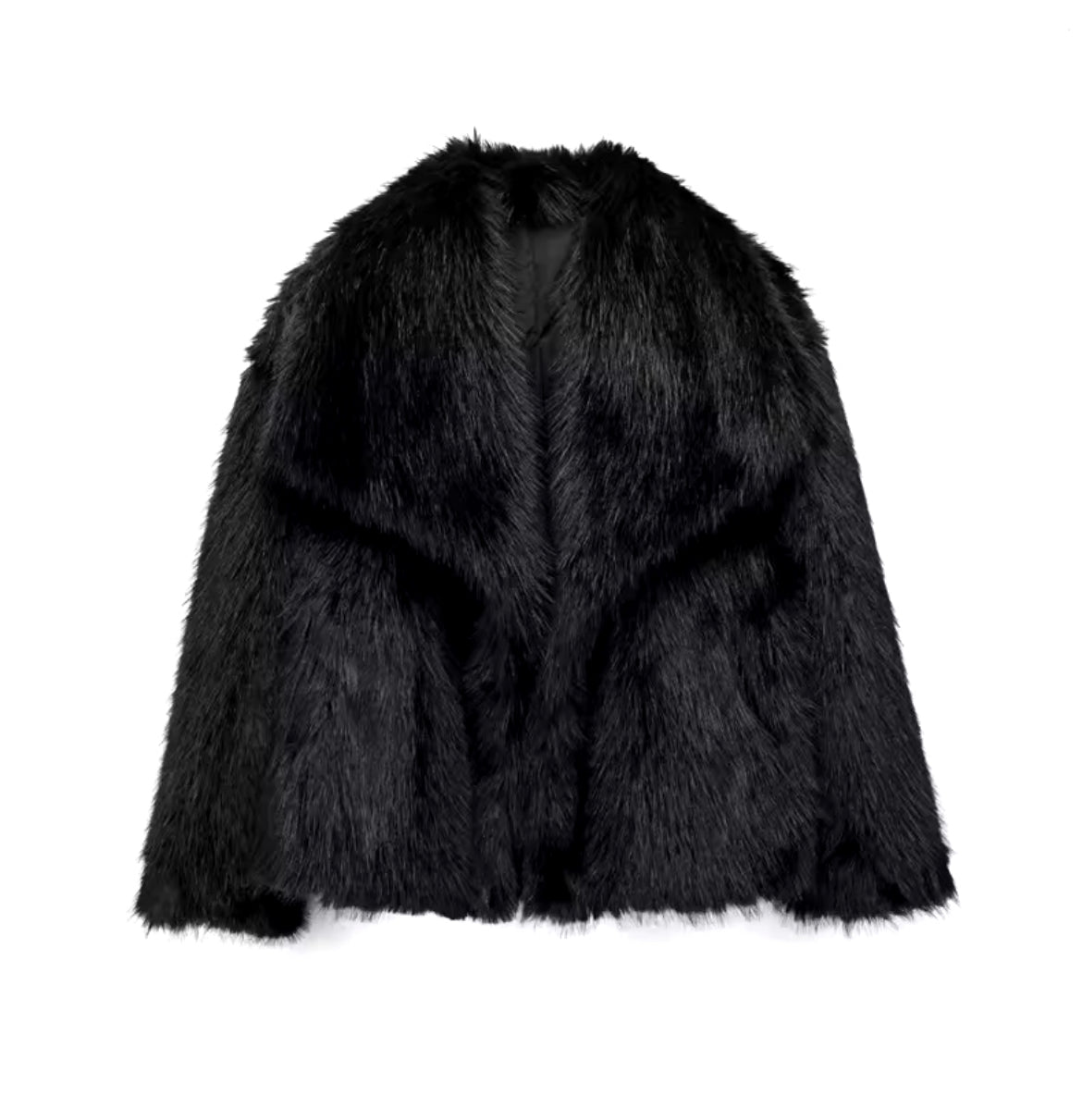 FIORA - Abrigo acolchado con pelo sintético