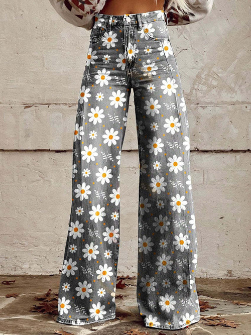| Jean Large Fleuri Bohème