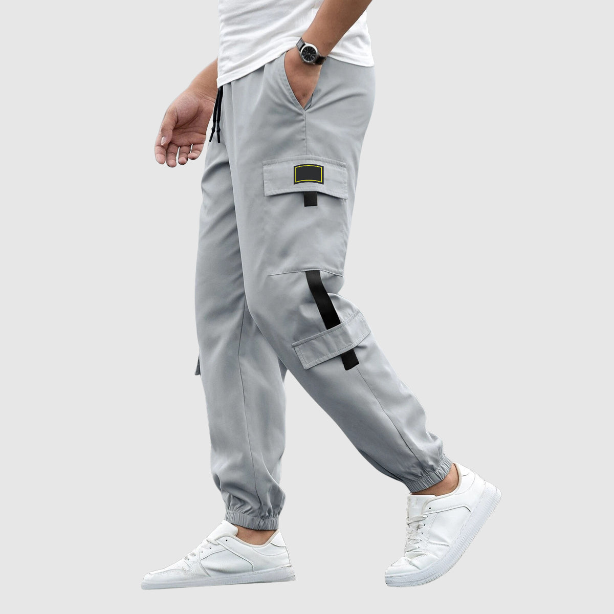 | PANTALON CARGO COUPE RELAXEE