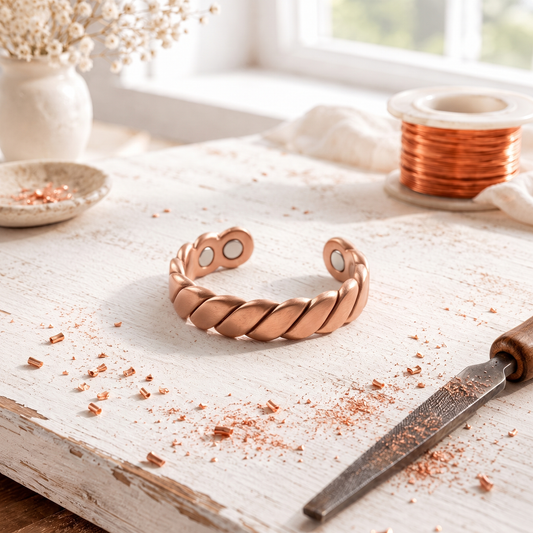 Anillo Curvo de Cobre