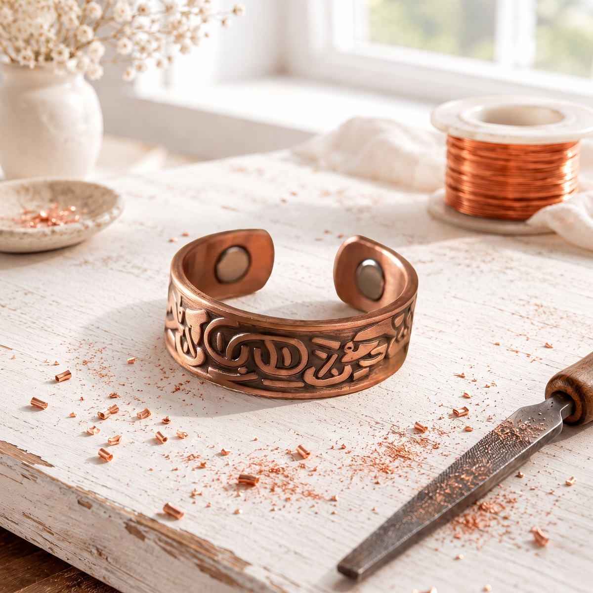 Anillo Glyph de Cobre