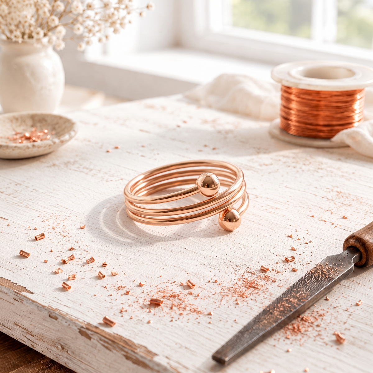Anillo Orbit de Cobre