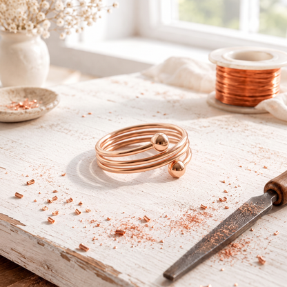 Anillo Orbit de Cobre