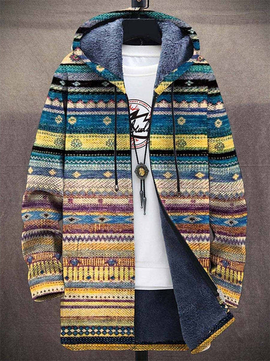 Caléndula | Cárdigan con capucha y diseño artesanal