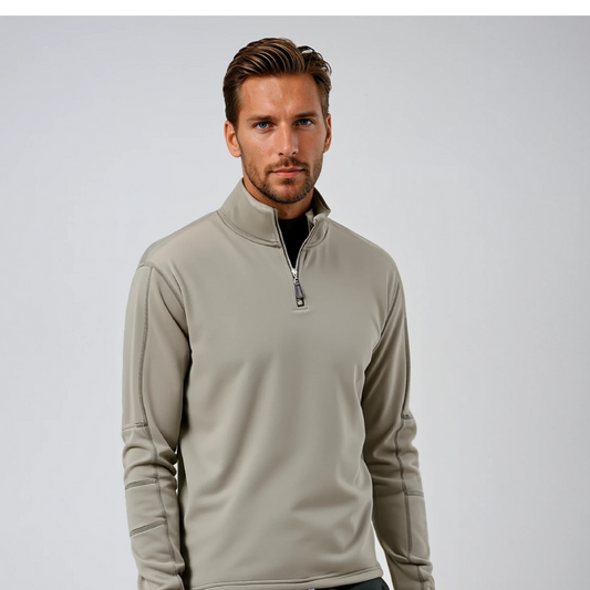 Italo - Sudadera Hombre con Cremallera Casual