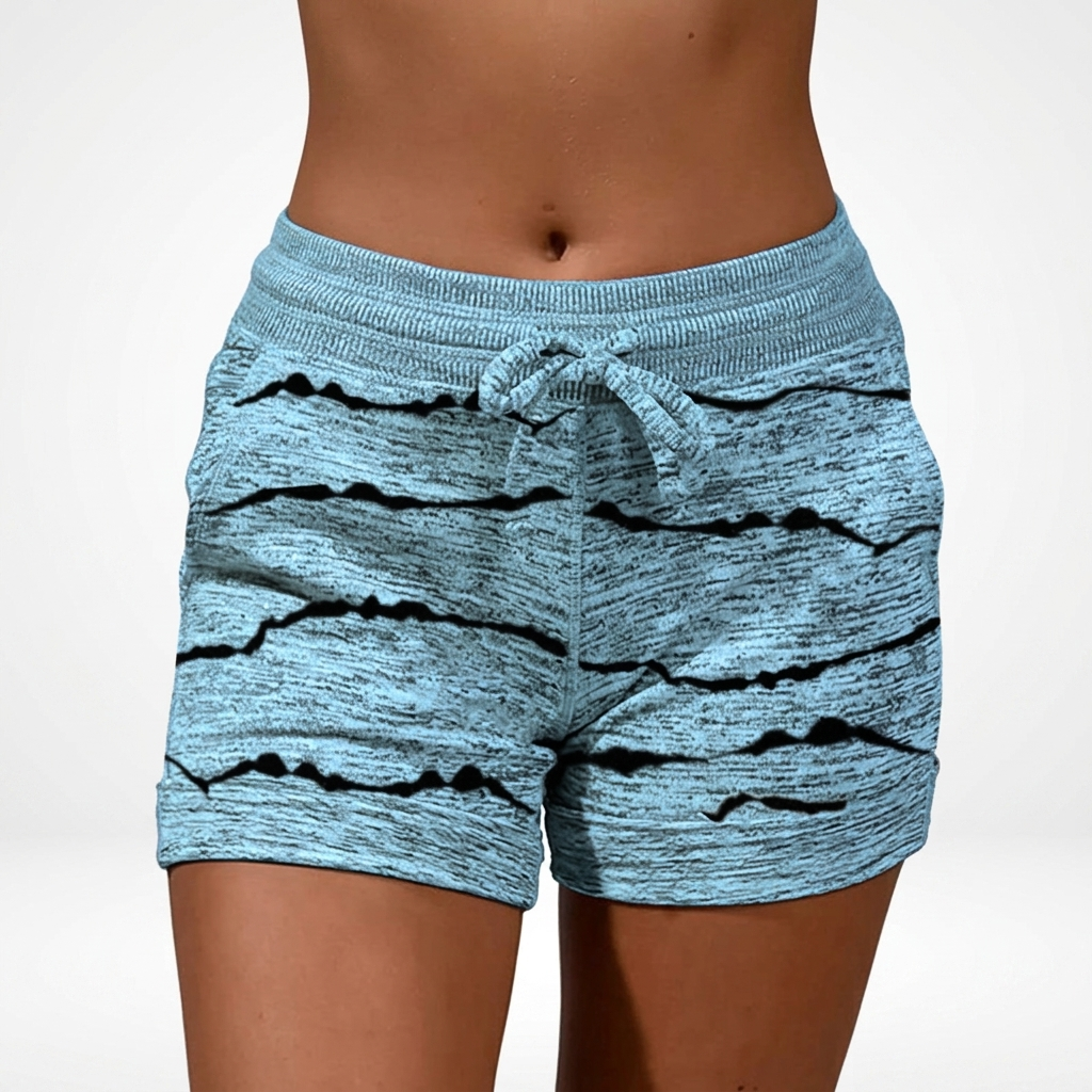 Détente™ — Short Estampado con Bolsillos y Cordón