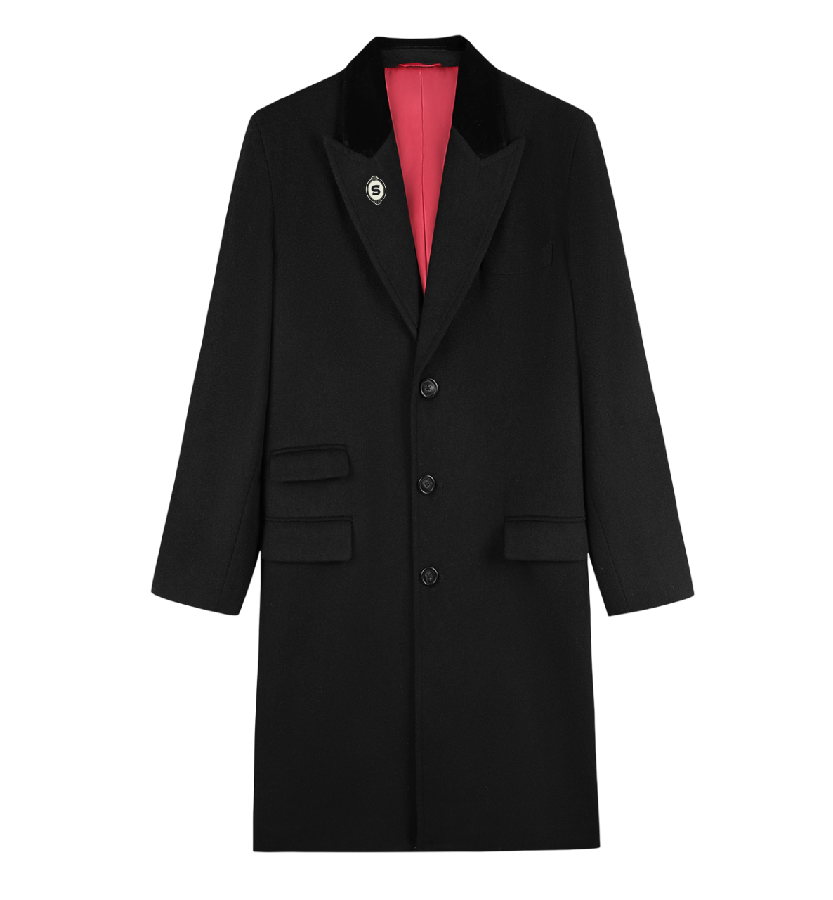 Abrigo Tommy Shelby Signature - Negro