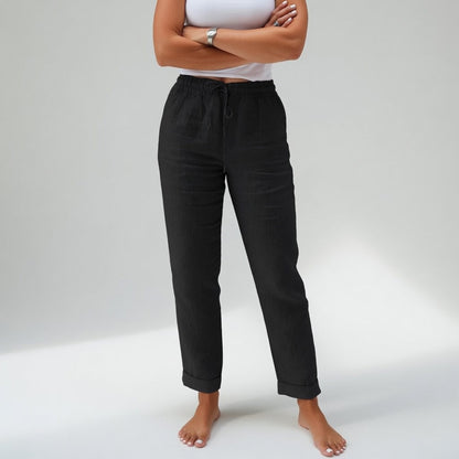 Pantalón de algodón 100% cómodo y ligero