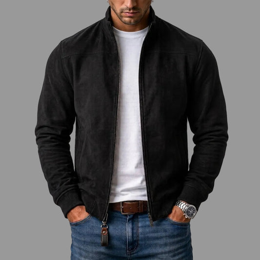 Tancredi – Chaqueta Bomber Hombre Efecto Ante