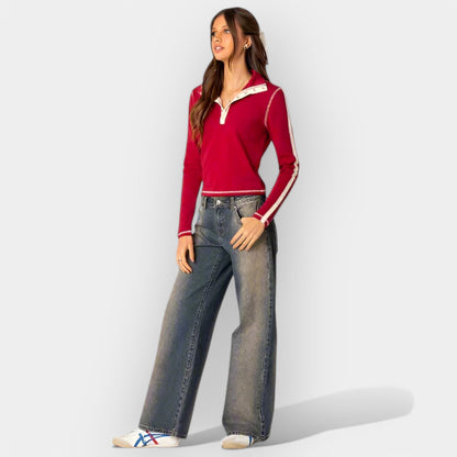 Romana - Jeans de tiro bajo