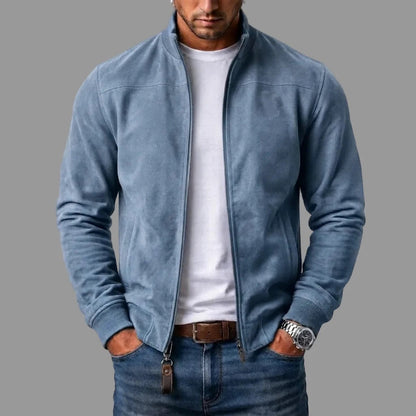 Tancredi – Chaqueta Bomber Hombre Efecto Ante