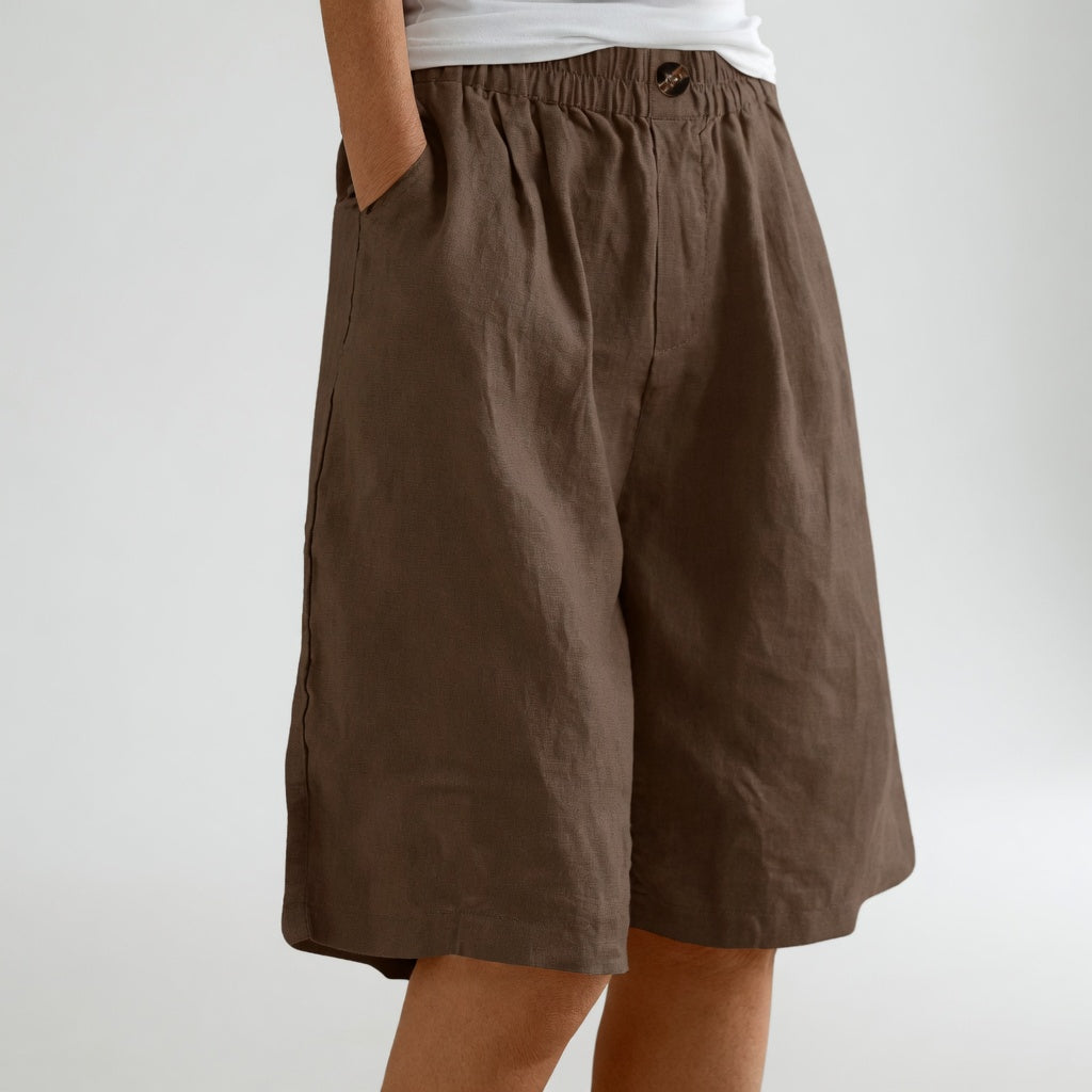Wandeline™ | Short Amplio Cintura Elástica Confort Estival Natural